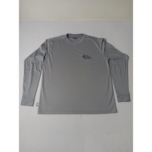 WICKid Shirt Mens‎ L Gray Moisture Wicking Quick Dry Lightweight Activewear